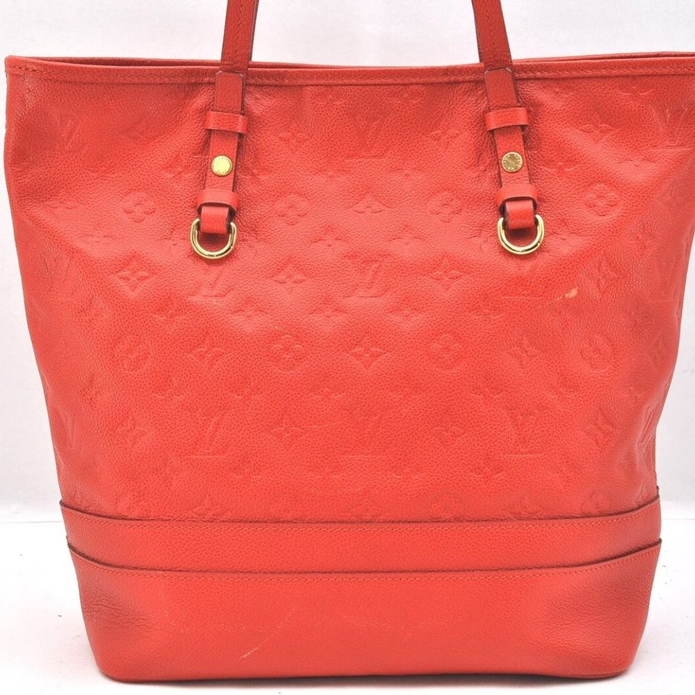 Citadine PM Empreinte Leather Red Shoulder Bag - Picture 2 of 9